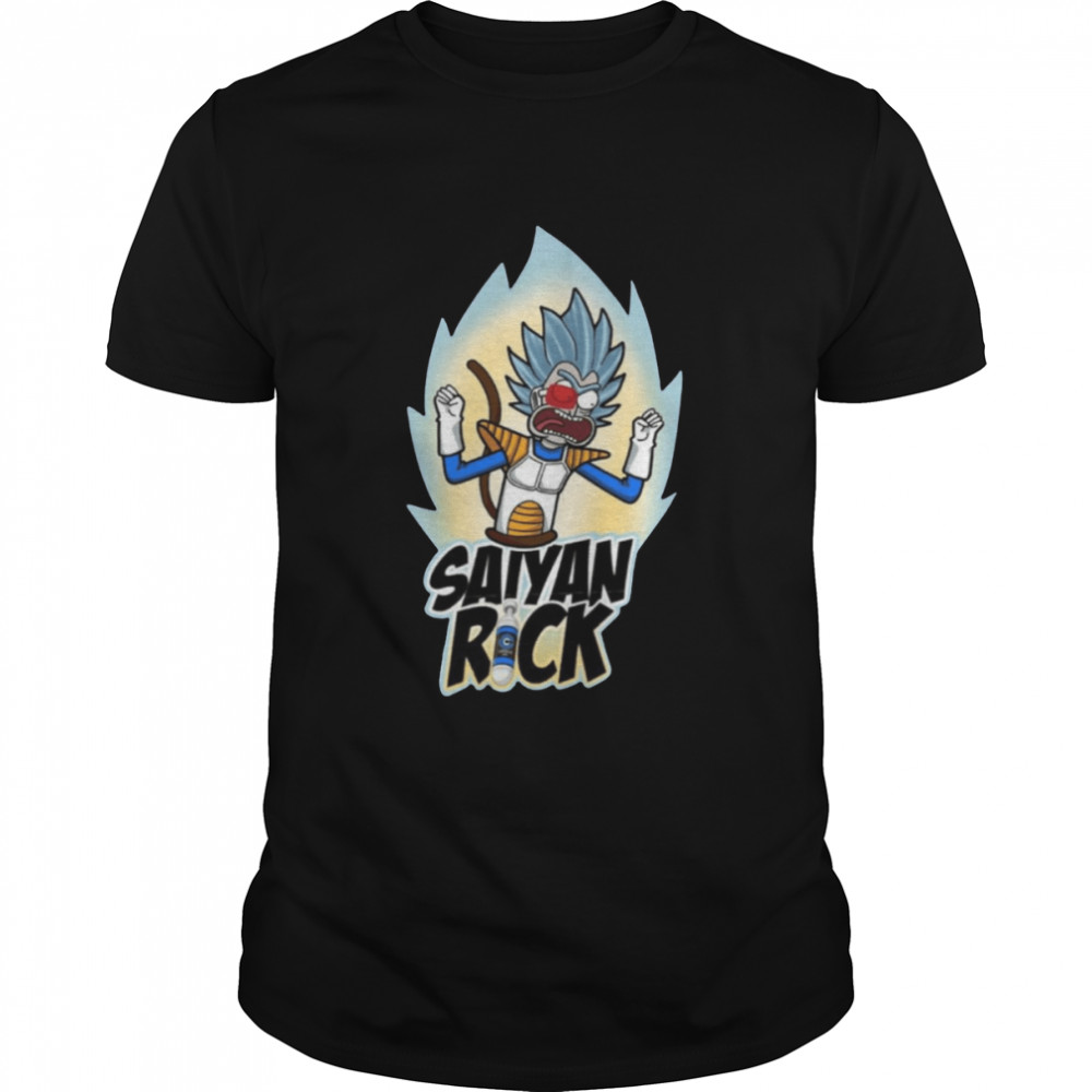 Saiyan Rick Dragon Ball Siyan X Rick & Morty shirt