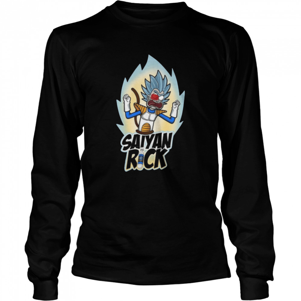 Saiyan Rick Dragon Ball Siyan X Rick & Morty shirt Long Sleeved T-shirt