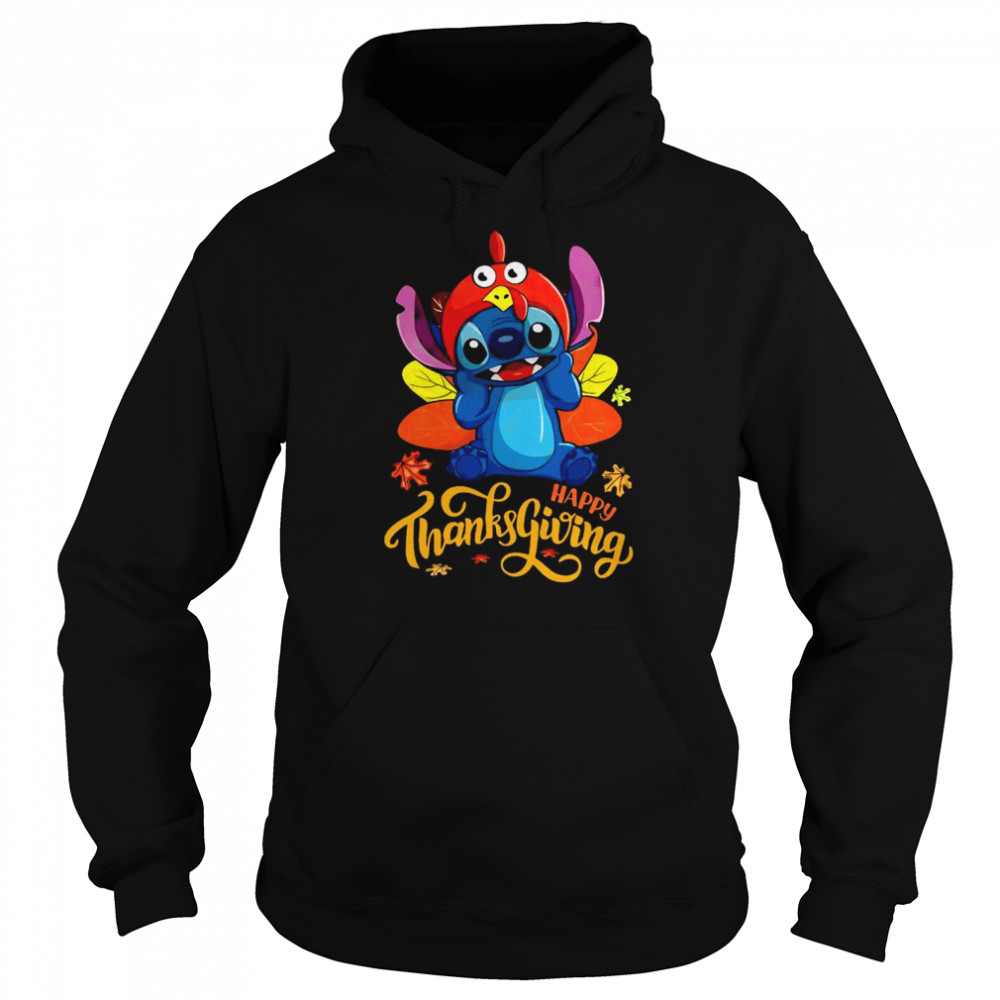 Thanksgiving With the Stitch  Unisex Hoodie