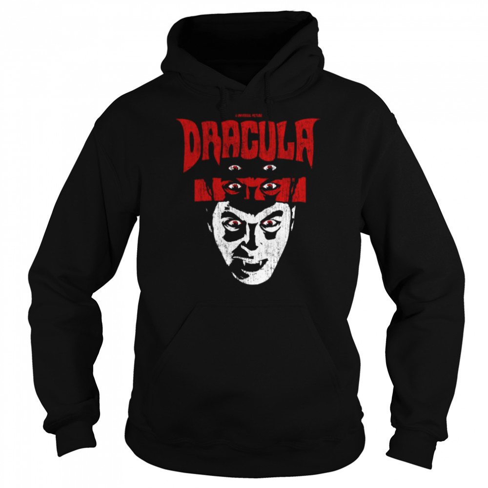 Universal Monsters Distressed Dracula Portrait Halloween shirt Unisex Hoodie