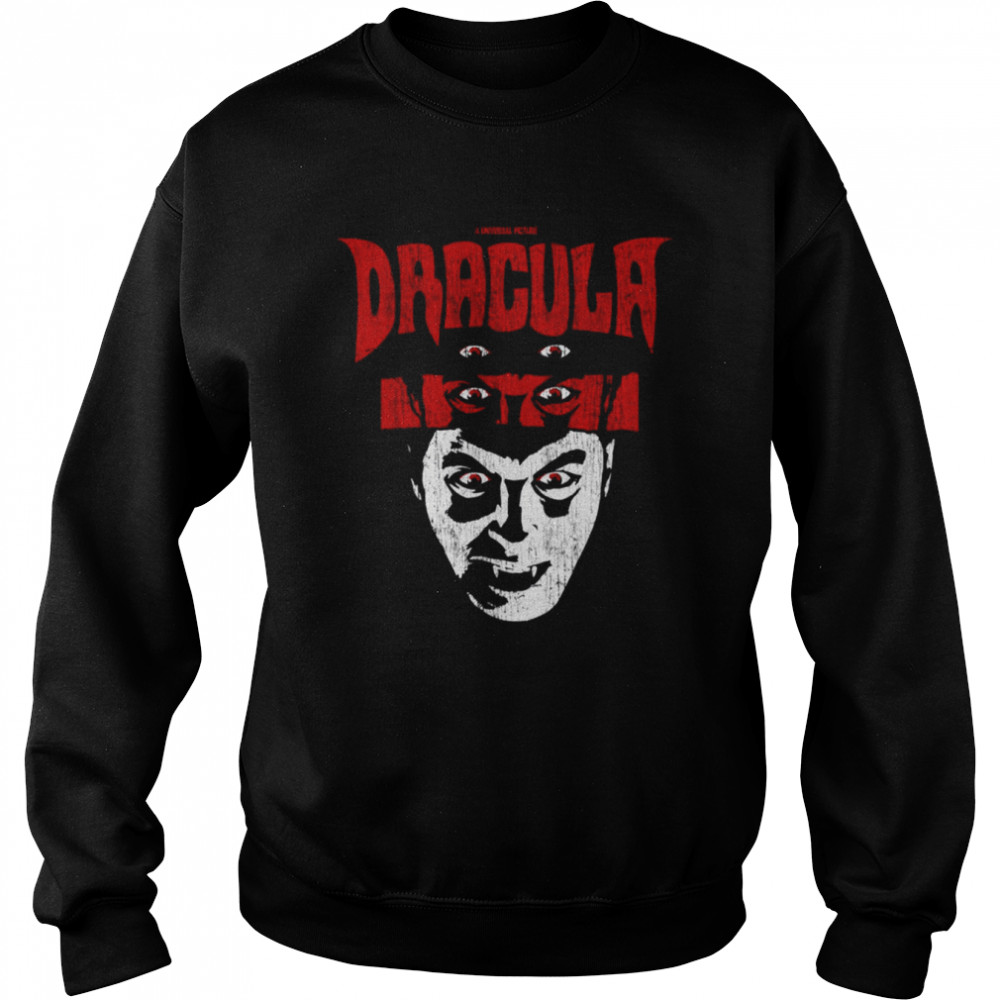 Universal Monsters Distressed Dracula Portrait Halloween shirt Unisex Sweatshirt