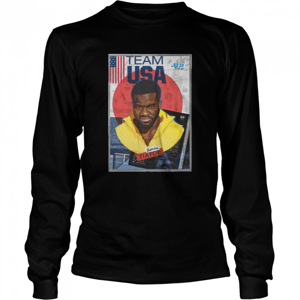 Frances Tiafoe Team Usa Graphic shirt Long Sleeved T-shirt