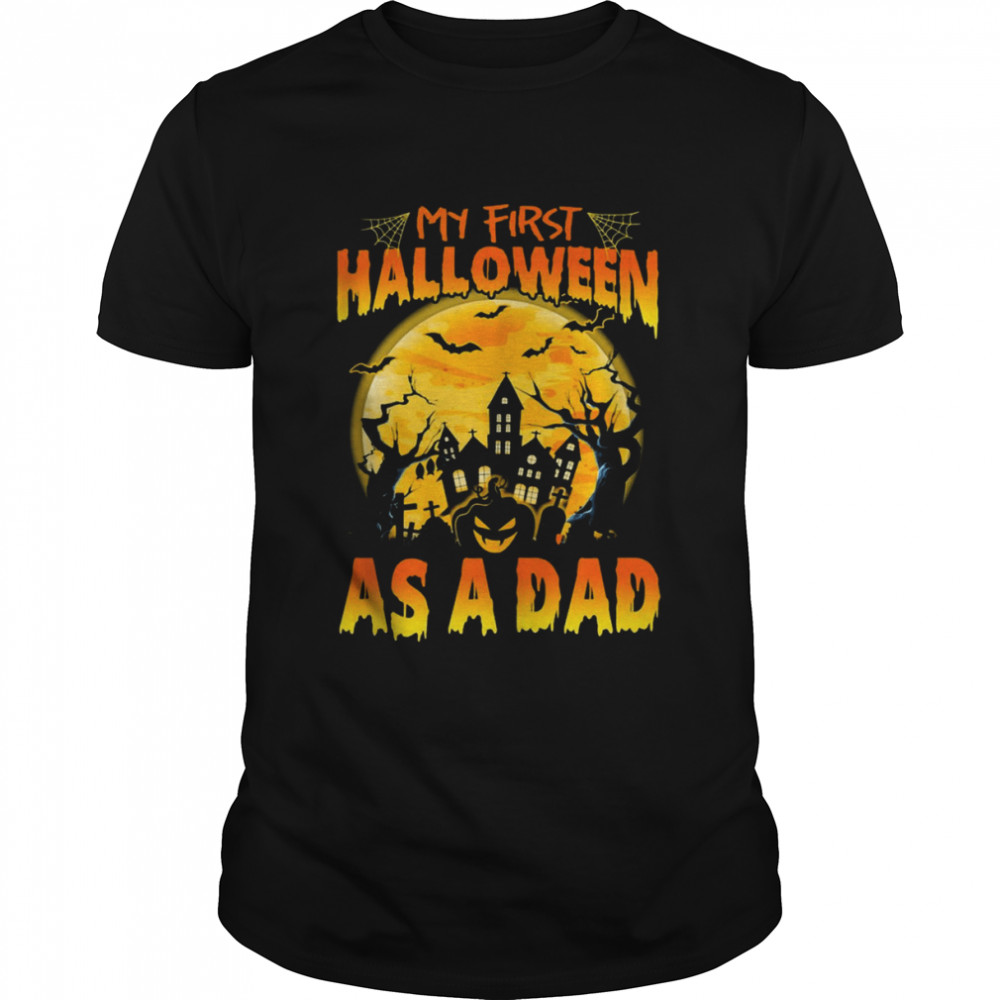 Single Dad My First Halloween As Dad Shirts