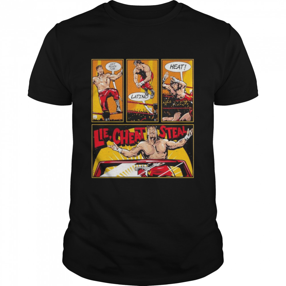 Eddie Guerrero Comic Lie Cheat Steal shirt