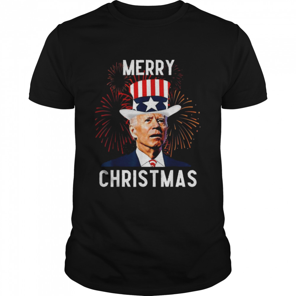 Joe Biden Merry Christmas For Fourth Of July shirt