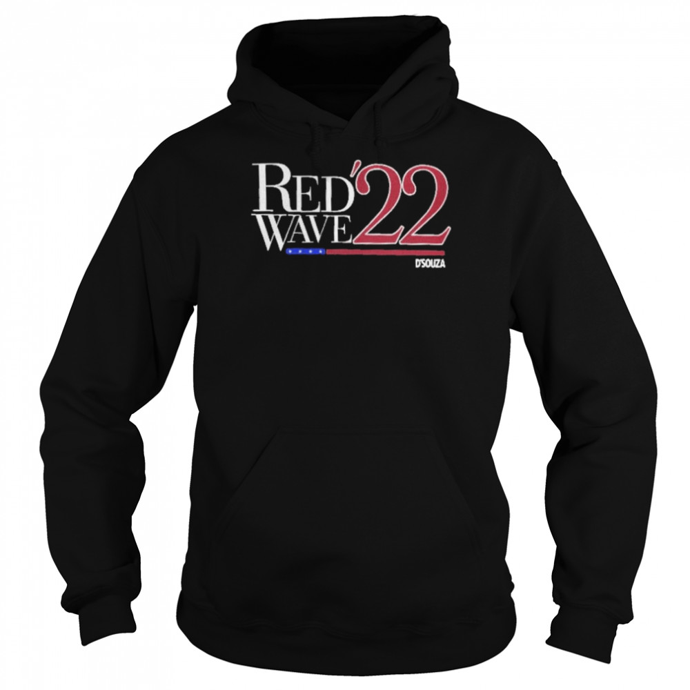 Red Wave 22 Text Based  Unisex Hoodie