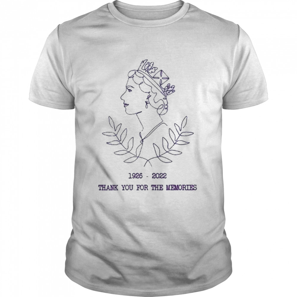 1926-2022 Thank You For The Memories Elizabeth II T- Classic Men's T-shirt
