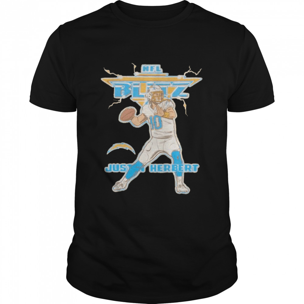 NFL Blitz Chargers Justin Herbert shirt Classic Men's T-shirt