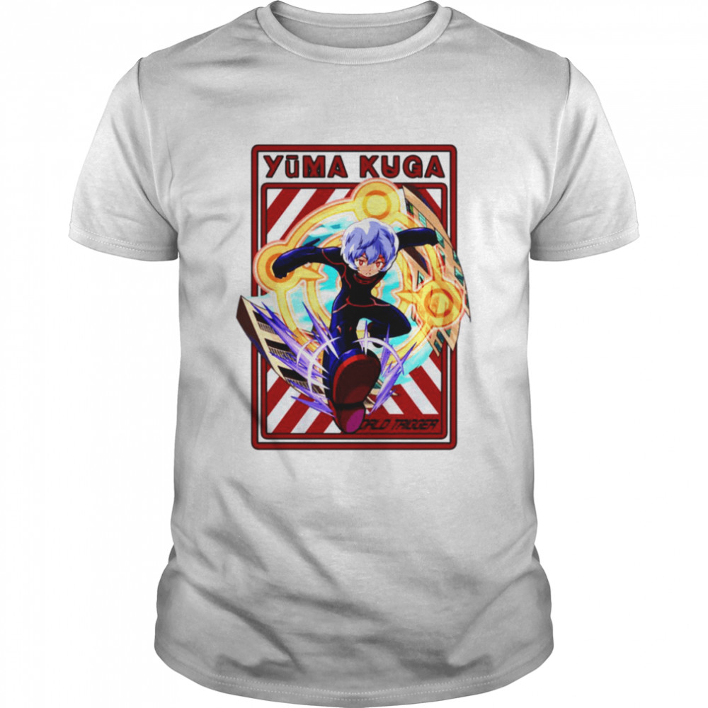 Animated Yuma Kuga World Trigger shirt Classic Men's T-shirt