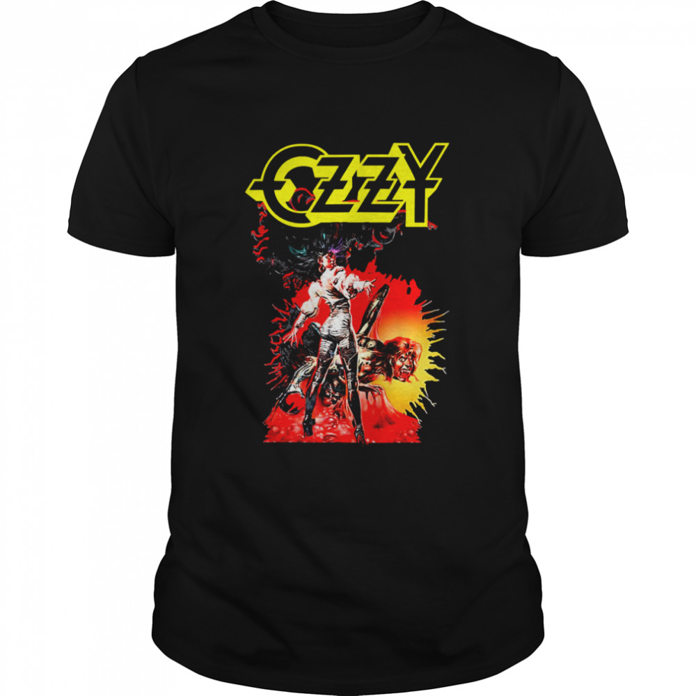 Blizzard Album Ozzy Osbourne Cover Graphic shirt