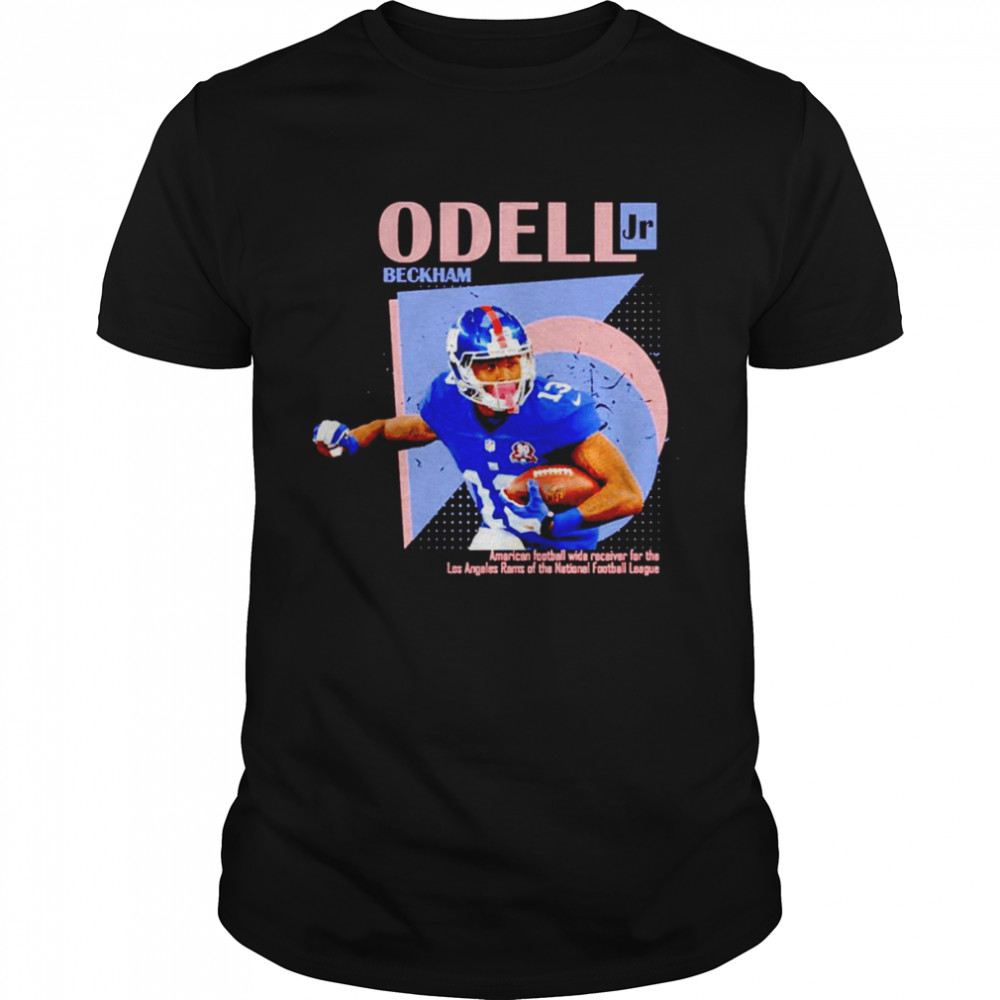 Football Wide Receiver For The LA Rams NFL Odell Beckham Jr 80s shirt