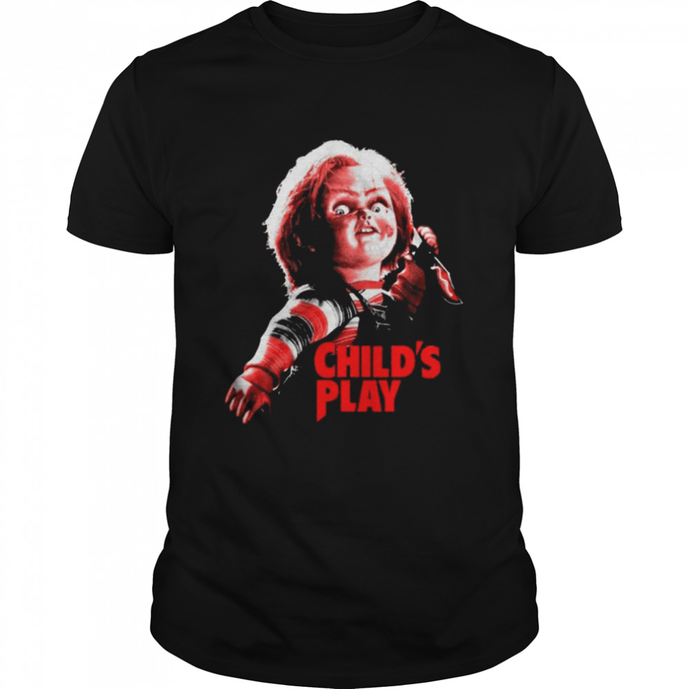 Graphic Funny Cartoon Hipster Child’s Play s Classic Men's T-shirt