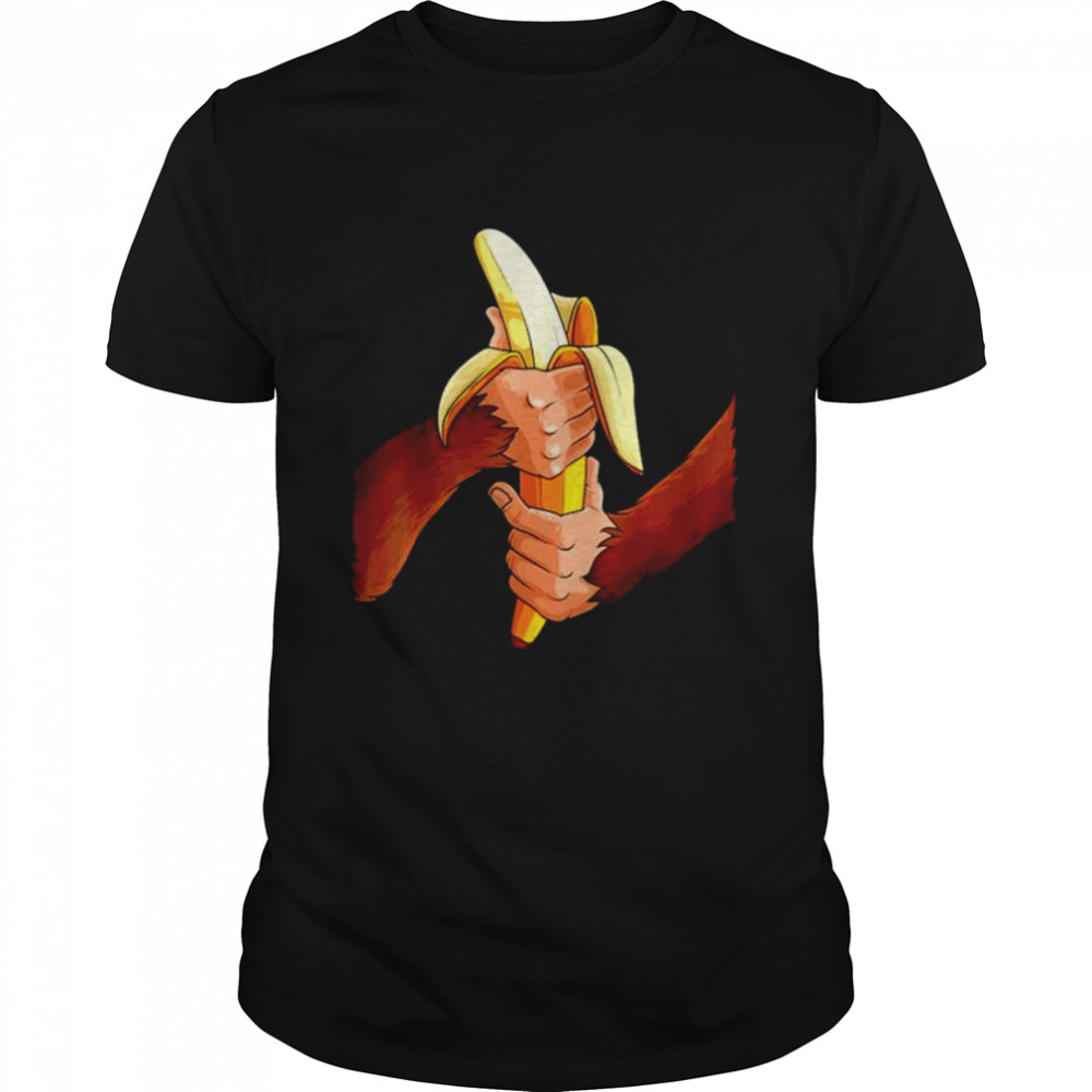 Monkey Halloween Costume Arms Banana shirt