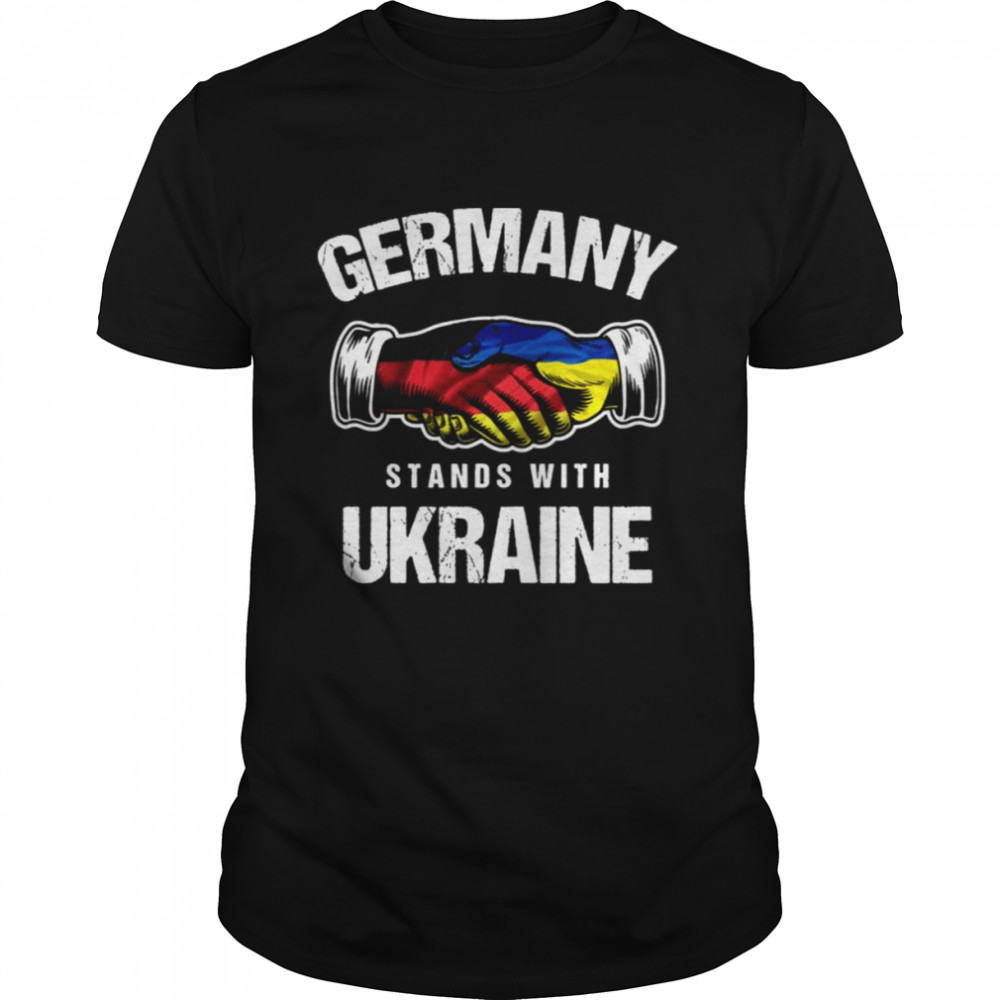 Stands With Ukraine Ukrainian Flag German Political shirt