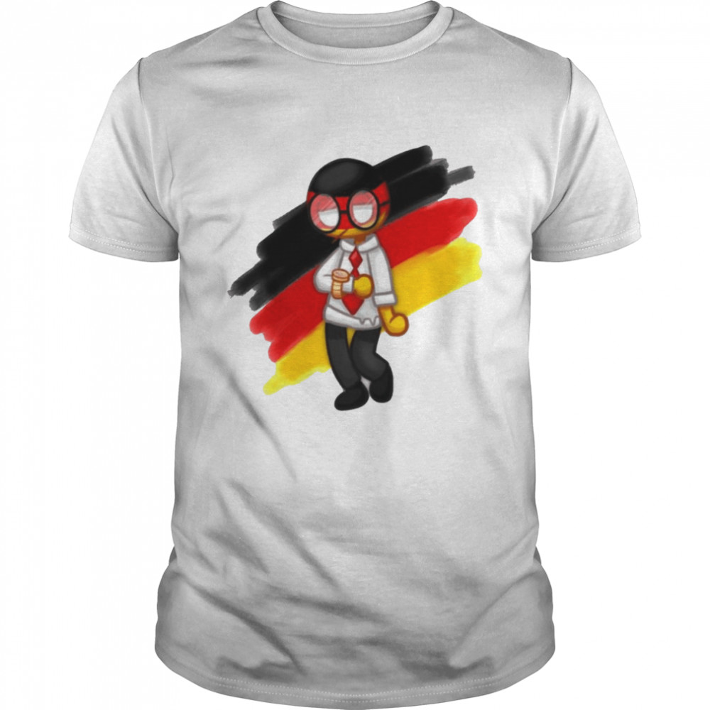Countryhuman Chibi German Political shirt