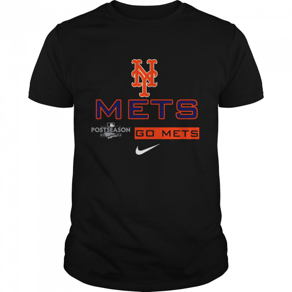 New York Mets 2022 Postseason Authentic Collection Dugout T- Classic Men's T-shirt