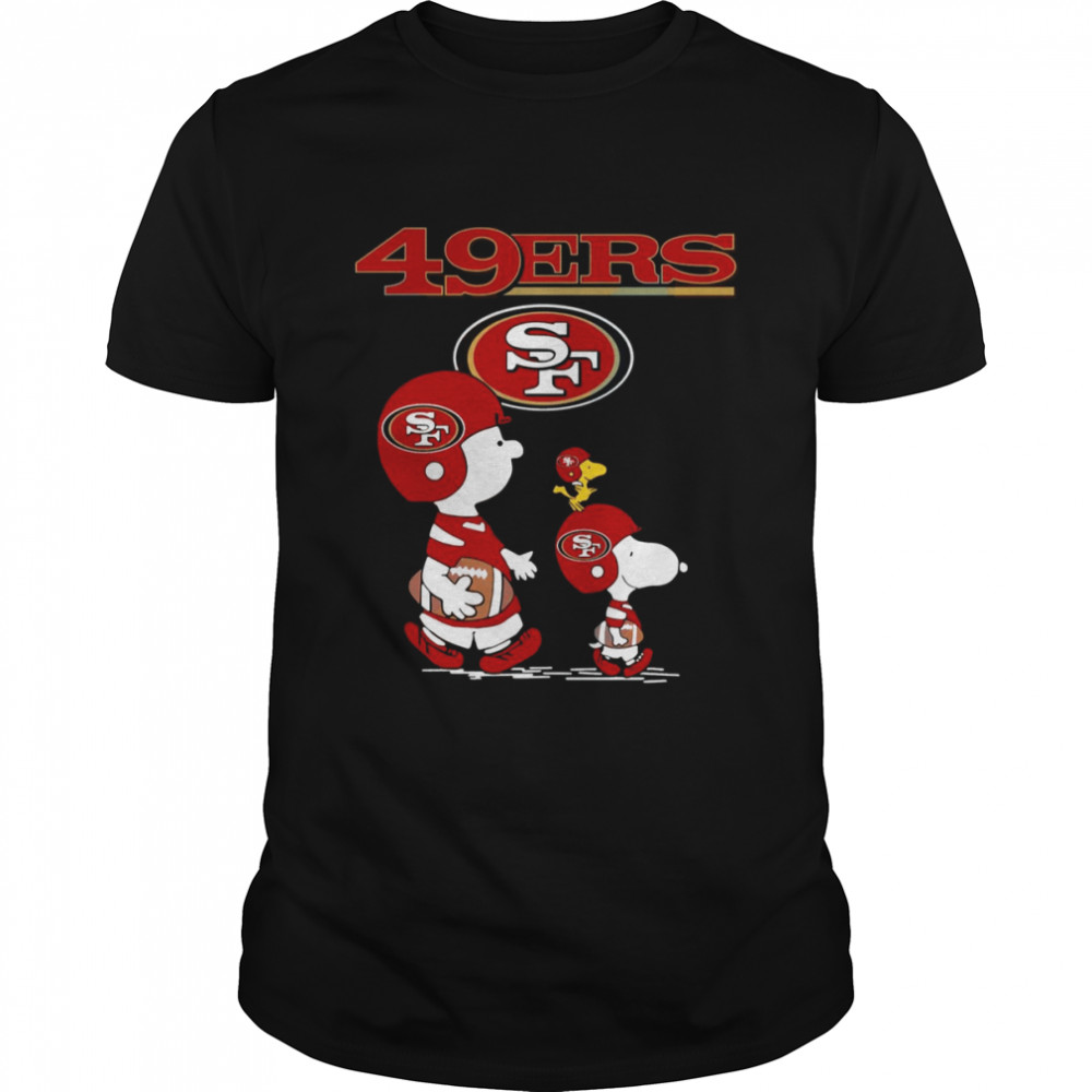 Snoopy The Peanuts San Francisco 49ers shirt