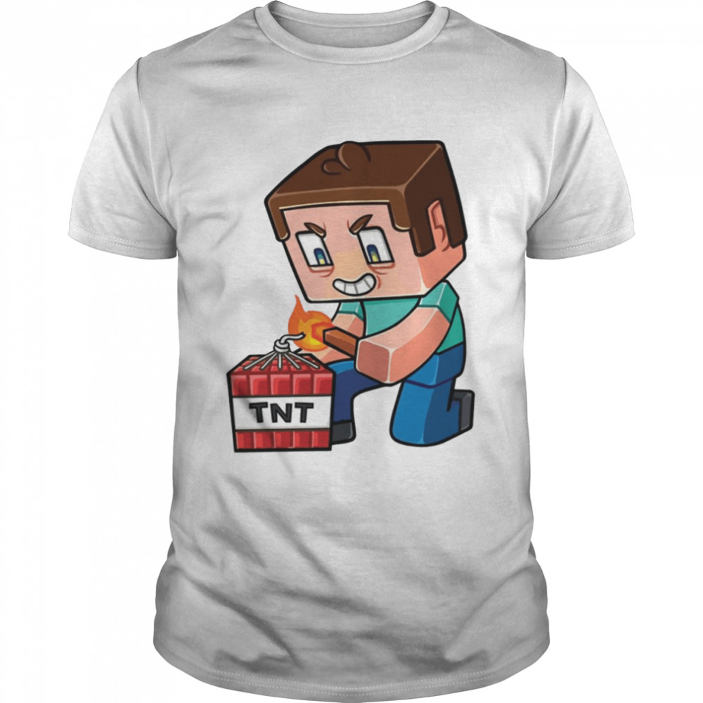 Steeve Craft Tnt Minecraft Fun Game shirt