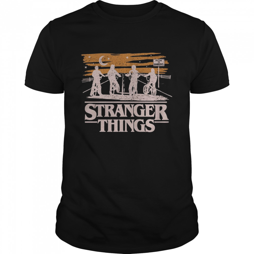 Black Silhouettes Stranger Things T-Shirt