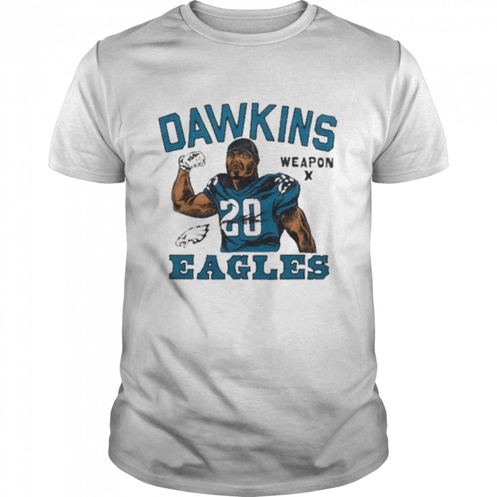 Brian Dawkins Weapon X eagles shirt