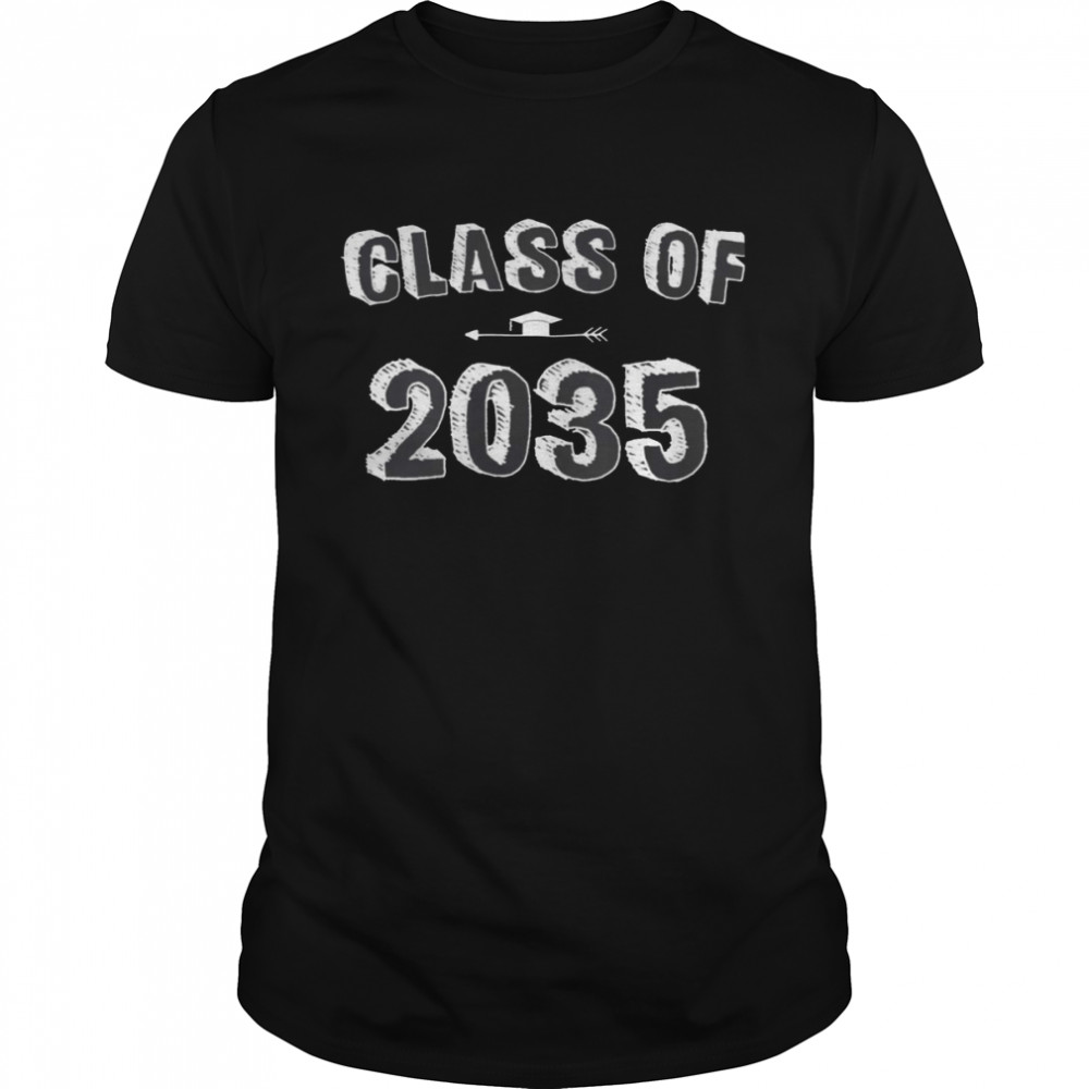 Class Of 2035 Graduation Kindergarten Pre K shirt