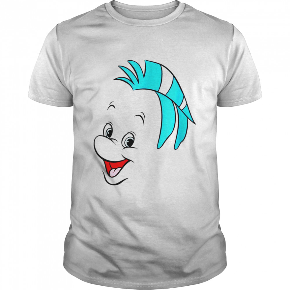 Flounder Big Face The Little Mermaid T- Classic Men's T-shirt