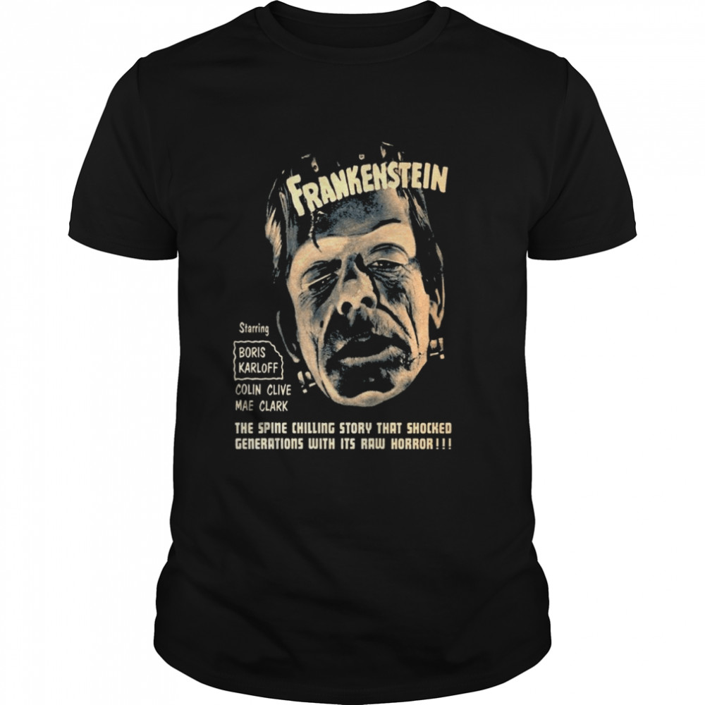 Frankenstein Horror Poster shirt