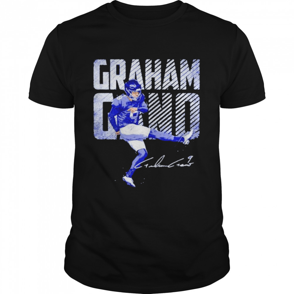 Graham Gano New York Bold siganture shirt