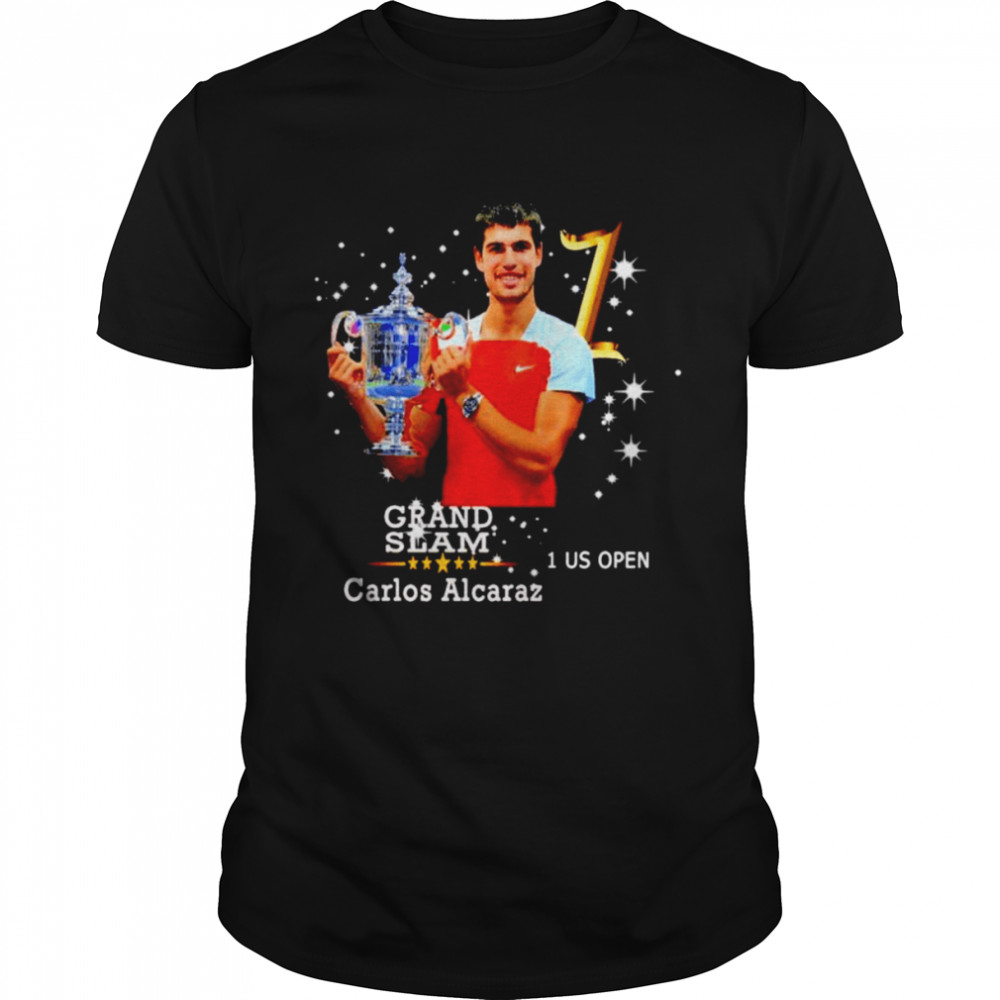 Grand Slam Carlos Alcaraz 1 us open shirt