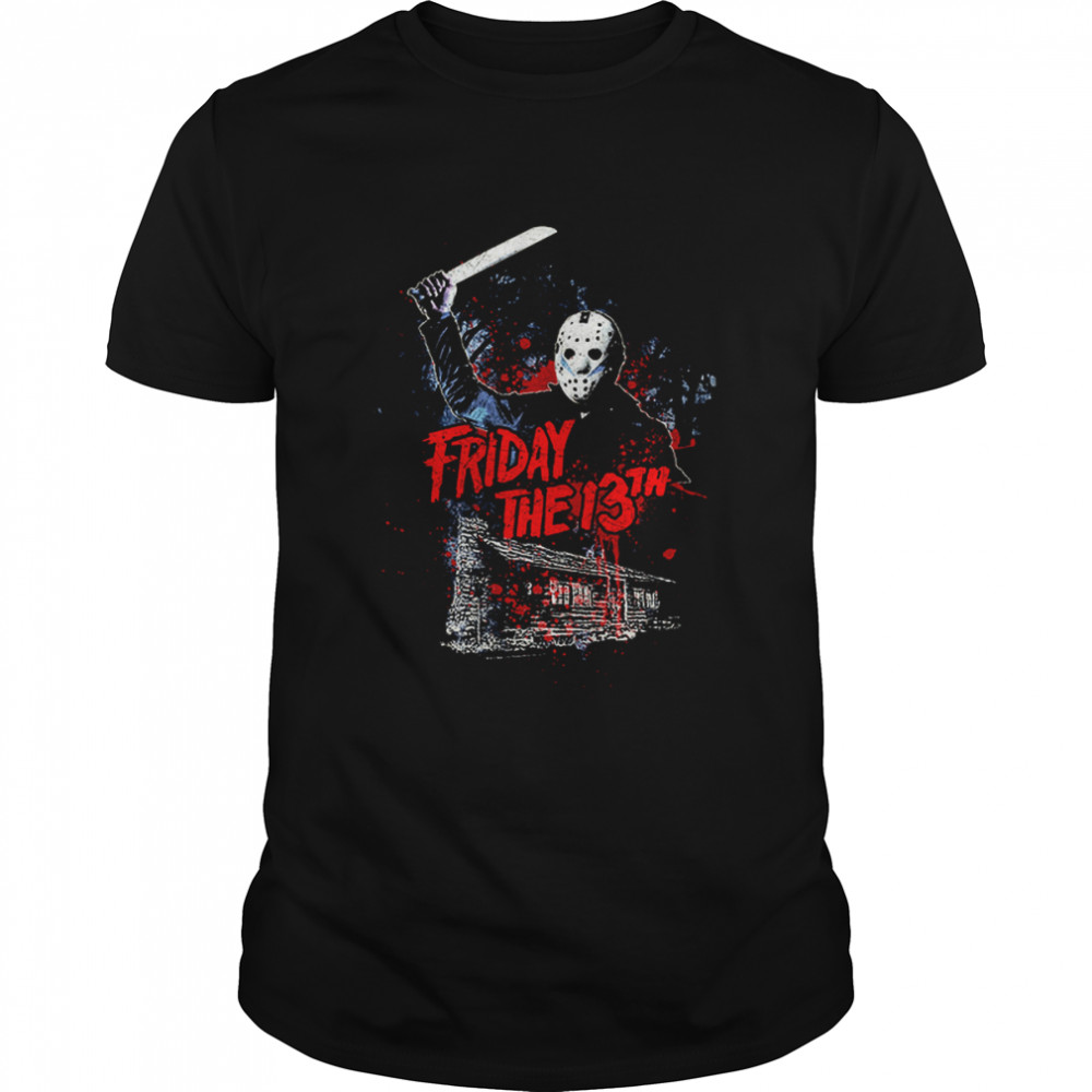 Jason Attacks Friday the 13th T-Shirt