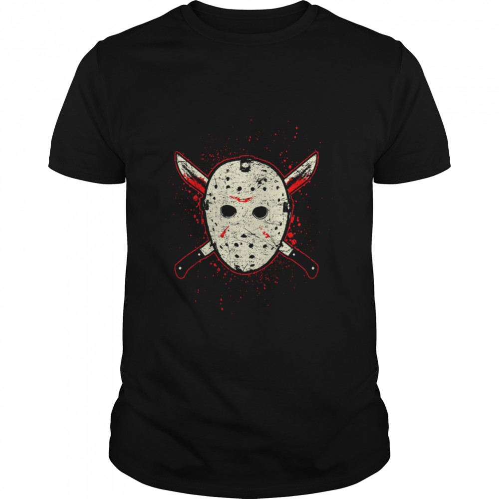Jason Voorhees Sublimated Faux Friday the 13th Hockey Jerse sshirt