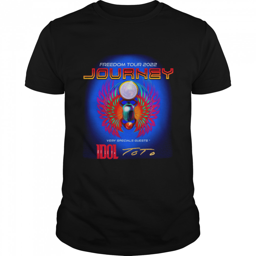 Journey Freedom Tour 2022 with Billy Idol and Toto T shirt