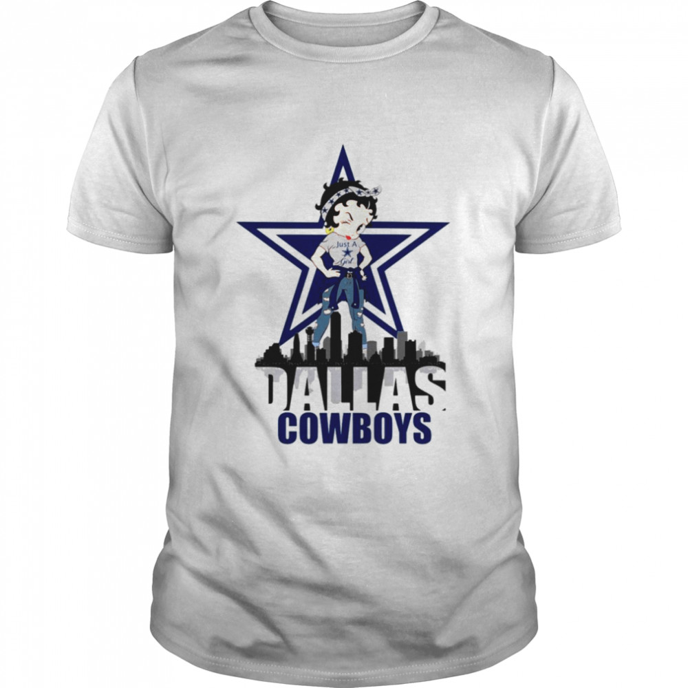 Just A Girl Who Love Dallas Cowboys T-Shirt