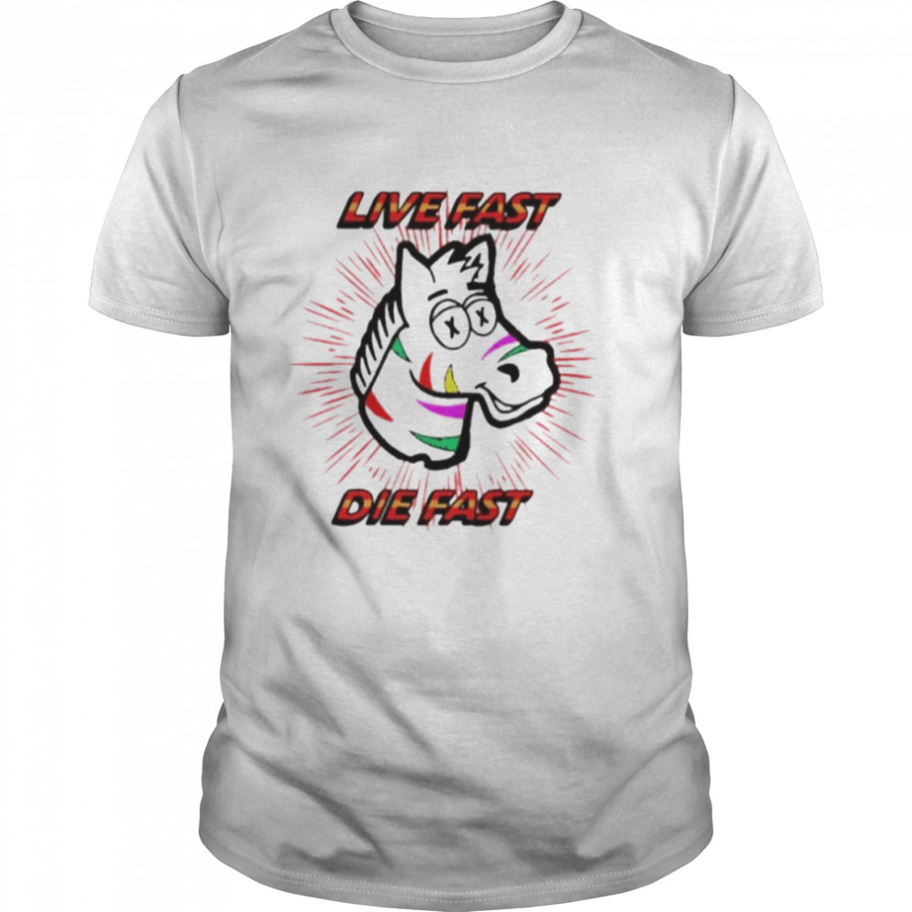 Live fast die fast shirt Classic Men's T-shirt