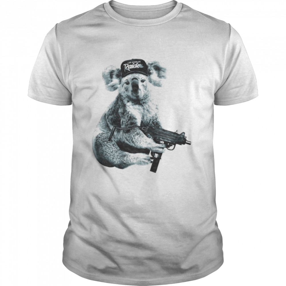 Los Angeles Raiders Uzi Does It Cool Koala shirt