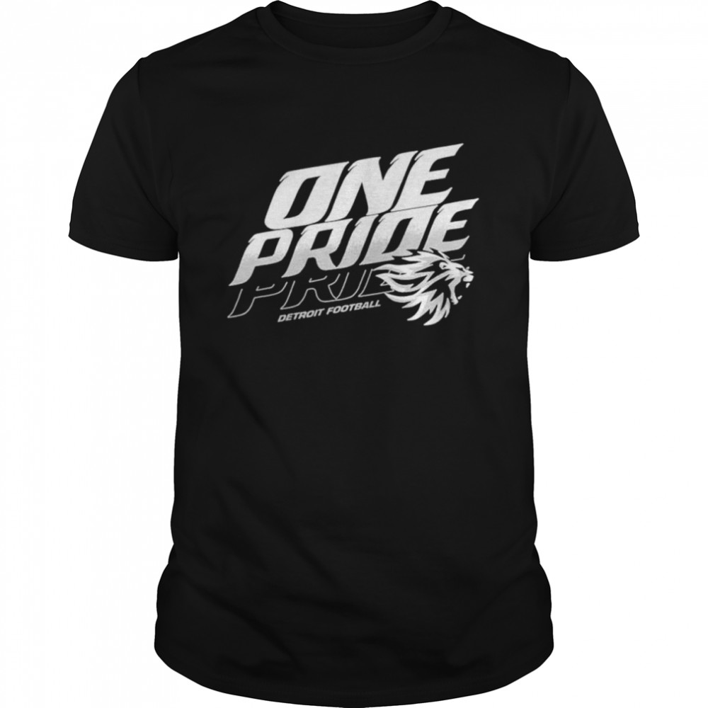 One Pride Detroit Lions shirt