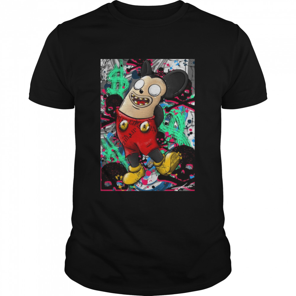 Pillplein Mickey Halloween T-Shirt