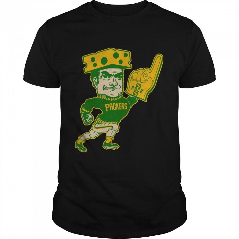 Retro Style Green Bay Packers Fan Go Pack Go shirt