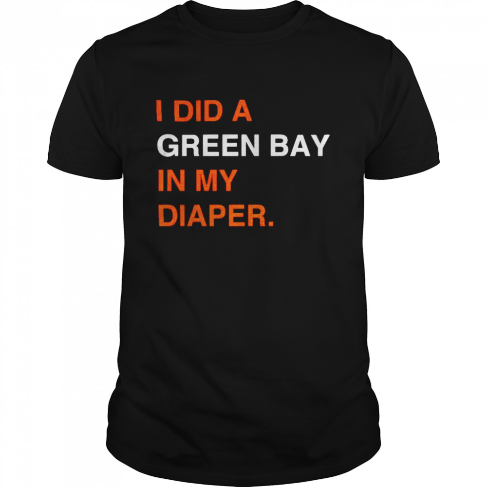 I did a green bay in my diaper shirt