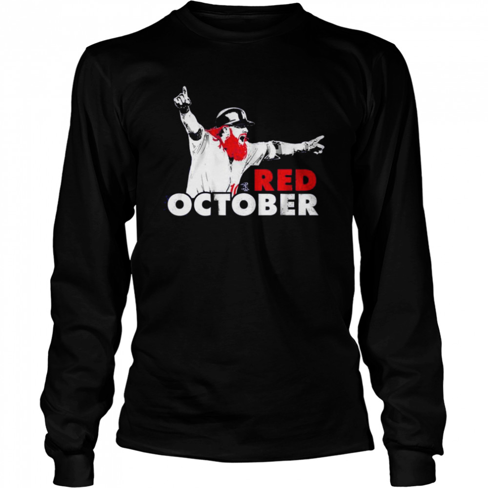 Justin Turner The Red 2022 Rise October  Long Sleeved T-shirt