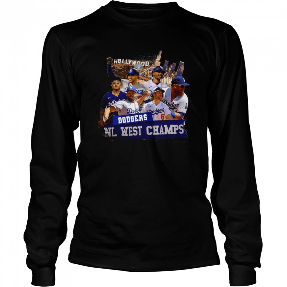 Los Angeles Dodgers 2022 Hollywood NL west Champ shirt Long Sleeved T-shirt