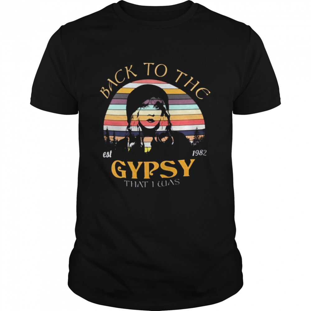 Stevie Nicks Back To The Gypsy That I Was Fleetwood Mac Retro shirt