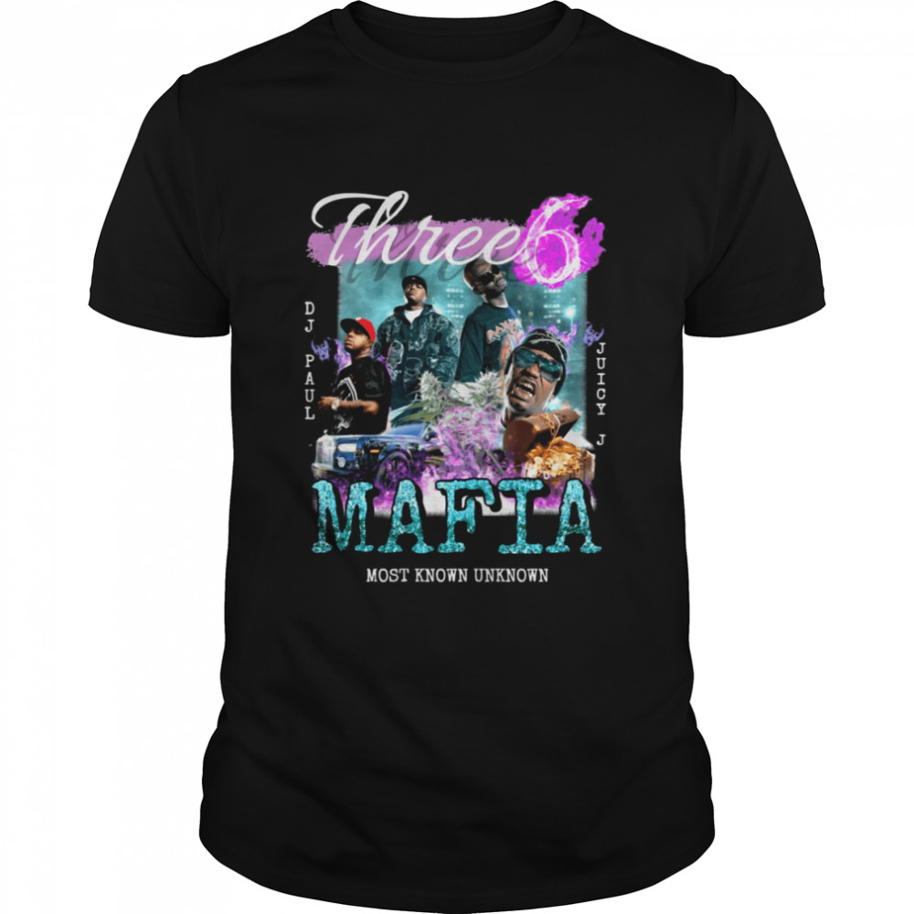 Three 6 Mafia Vintage Hip Hop 90s shirt