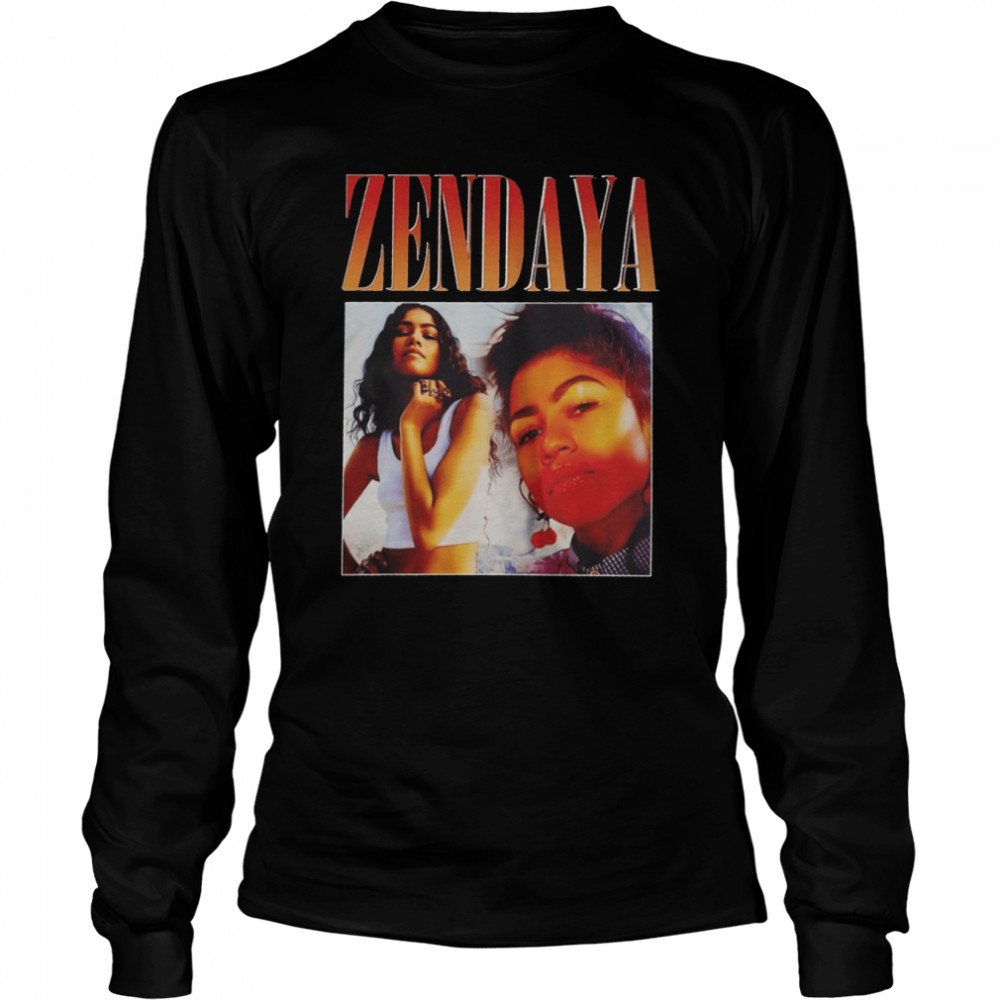 Zendaya Vintage Bootleg 90s shirt Long Sleeved T-shirt
