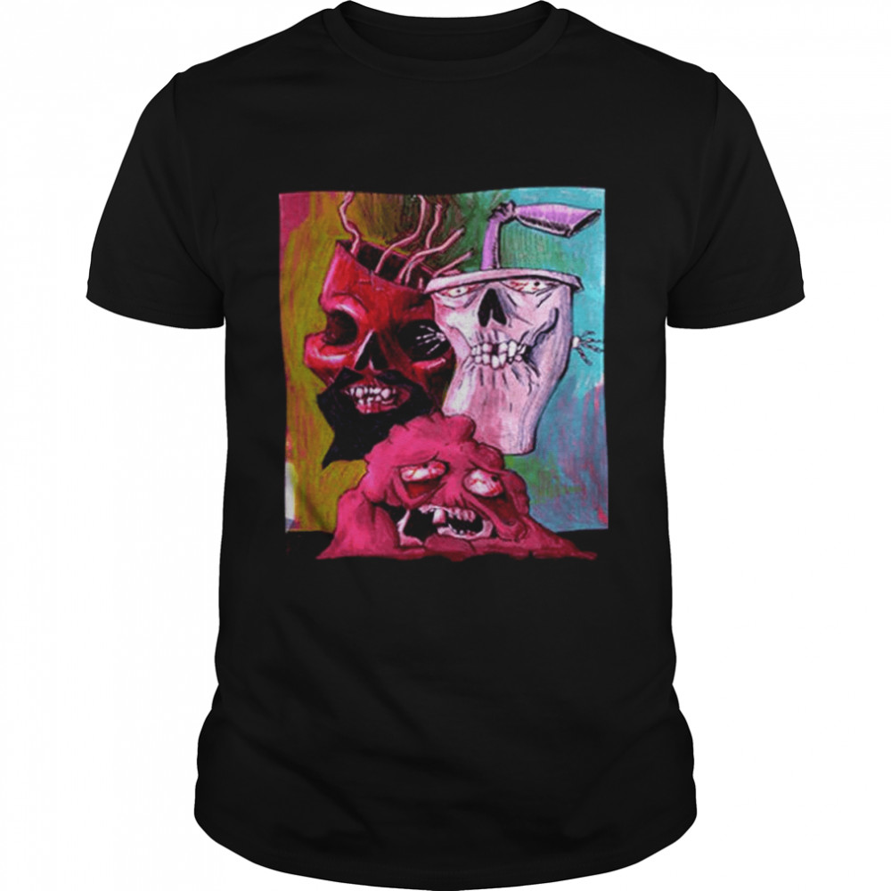 Zombie Version Meatwad Master Shake Frylock Aqua Teen Hunger Force shirt