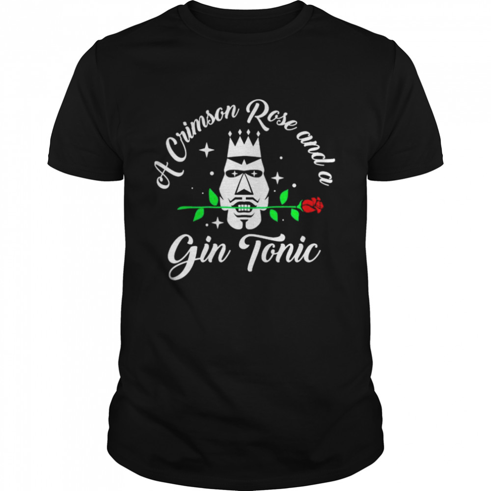 A crimson rose and a gin tonic shirt Classic Men's T-shirt