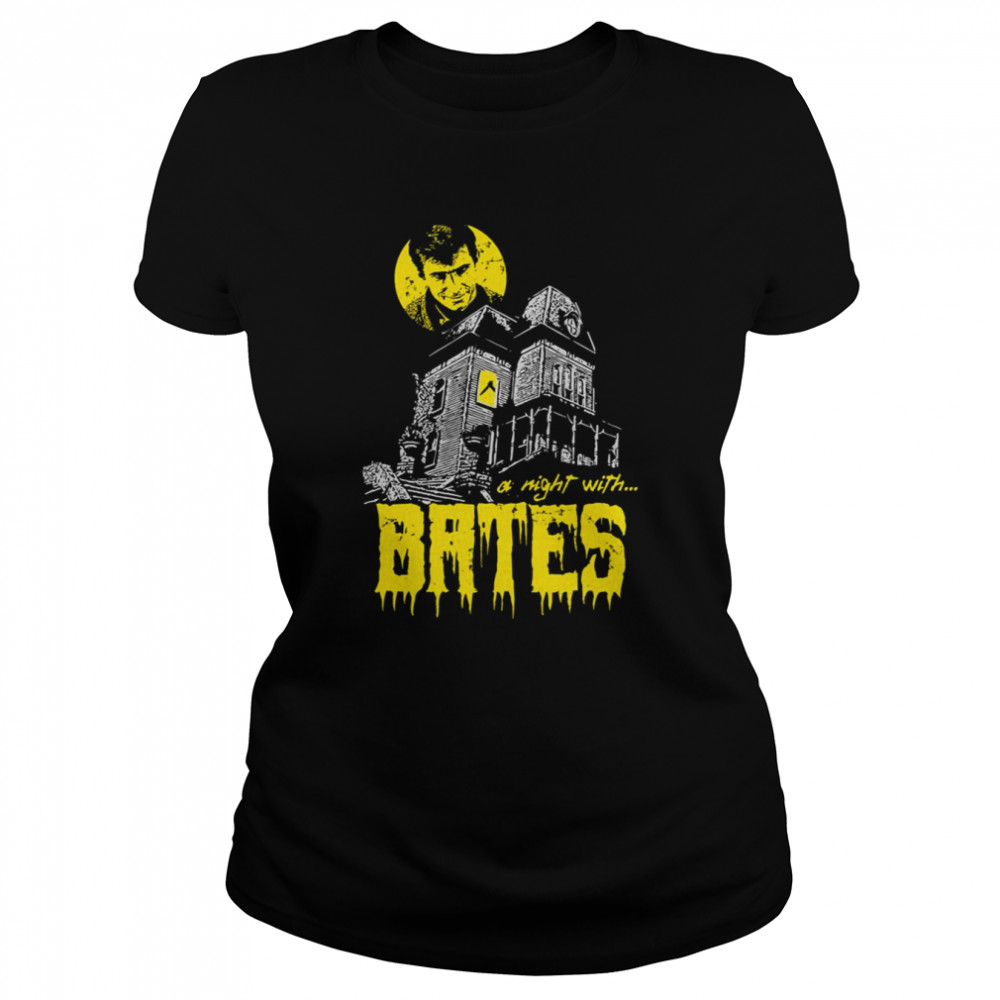 A Night With Bates Halloween shirt Classic Women's T-shirt