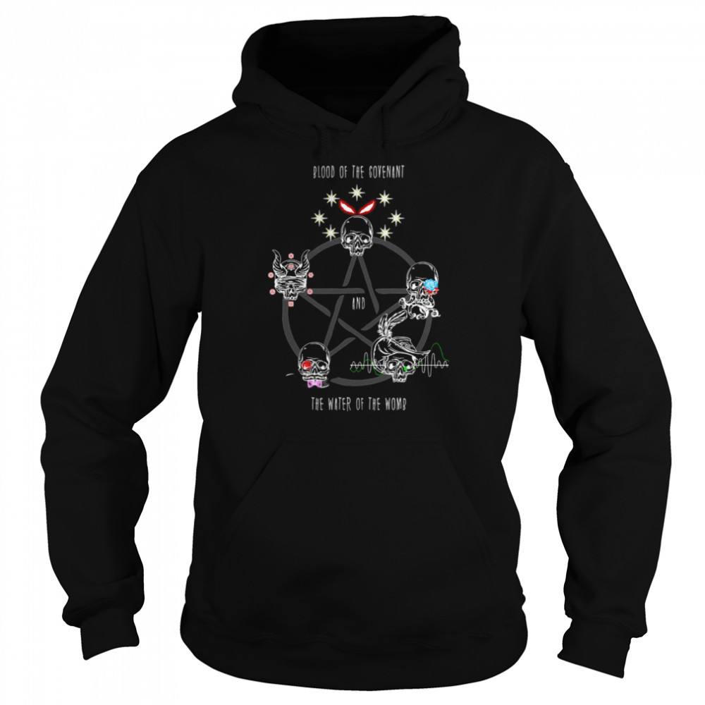Blood Of The Covenant & The Water Of The Womb No Border shirt Unisex Hoodie