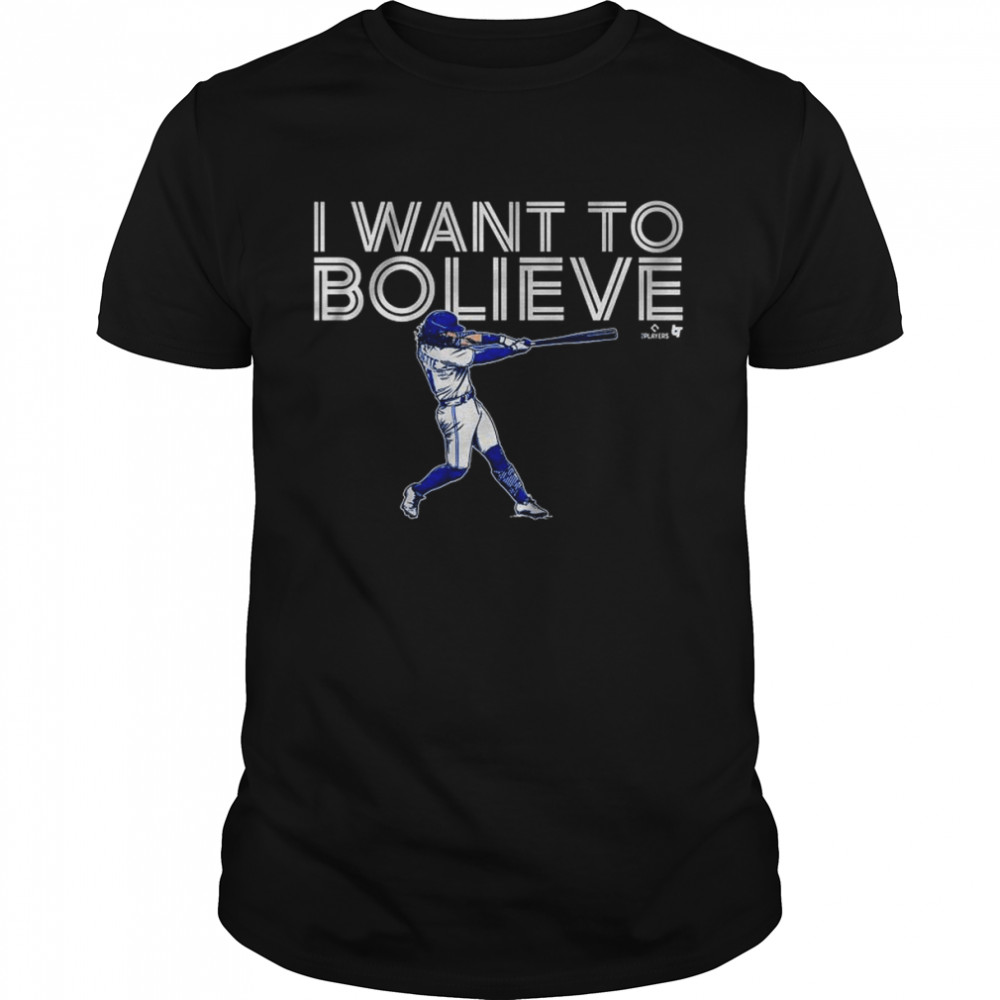 Bo Bichette I Want To Bo-Lieve Shirt