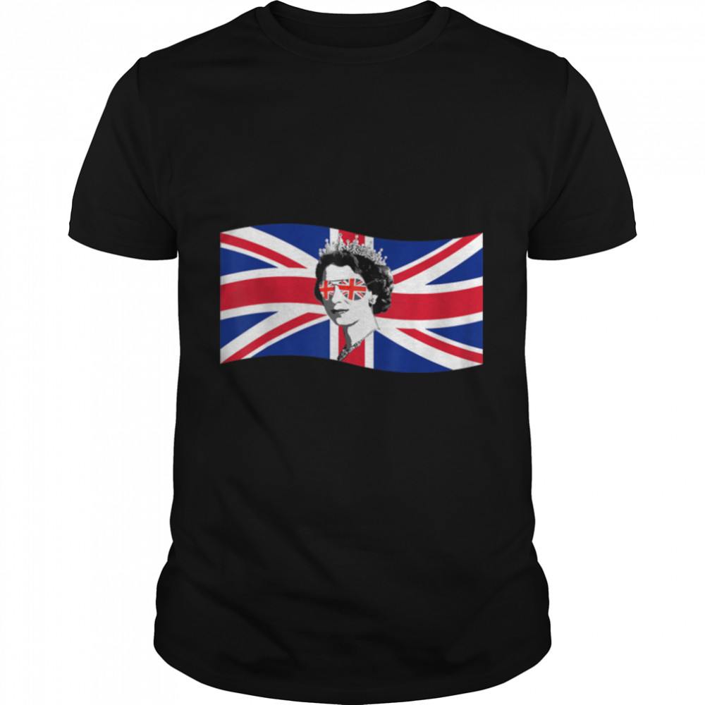 British Queen Monarchy Platinum Jubilee 70th Anniversary T-Shirt B0BDRCKQ4S